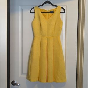 Tahari Yellow Summer Dress